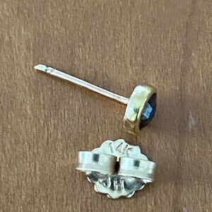 Single Black Diamond Stud Earring